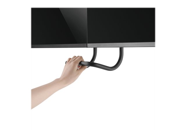 Neomounts NM-D775DX - Mounting kit - full-motion - for 2 LCD displays - black - screen size: 10\"-32\" - clamp mountable, grommet, desk-mountable