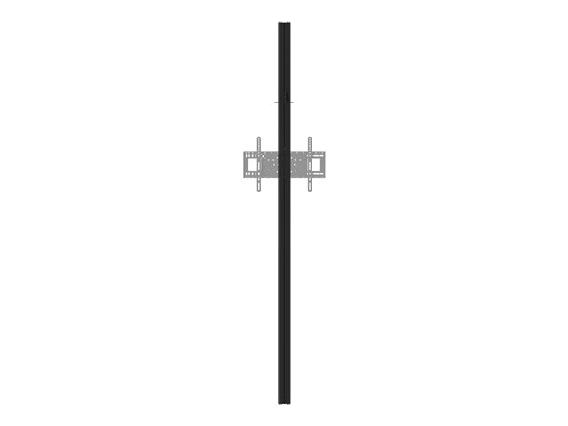 VISION VFM-POST Multiple Display Column - LIFETIME WARRANTY - Floor to ceiling pole - Fixes to ceiling or wall - Square aluminium profile - Multiple displays to be fixed on any side - For meeting rooms where a display wall mount can't be fixed to the