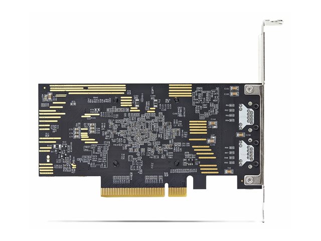 StarTech.com - Network adapter - PCIe 3.0 x8 low profile - Gigabit Ethernet / 10Gb Ethernet x 2 - black - TAA Compliant