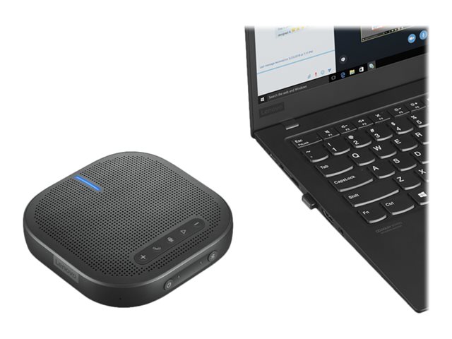 Lenovo L900 - VoIP desktop speakerphone - Bluetooth - wireless, wired - USB - thunder black
