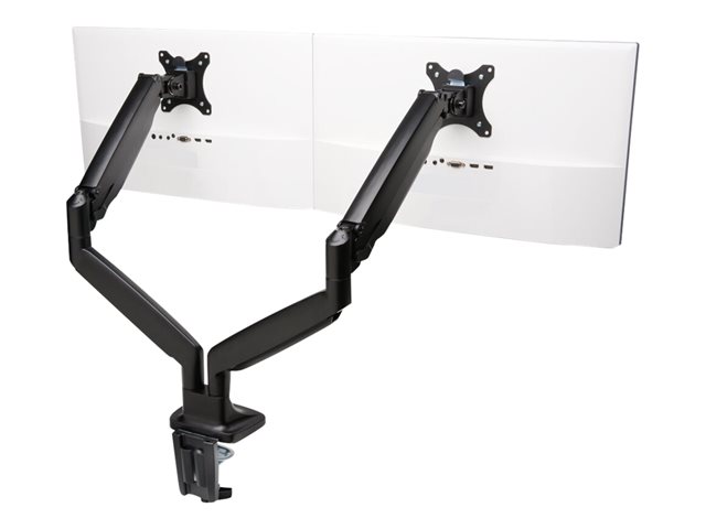 Kensington SmartFit One-Touch Height Adjustable Dual Monitor Arm - Mounting kit - adjustable arm - for 2 monitors - aluminium, plastic, steel - screen size: 13\"-34\" - C-clamp, grommet, desk-mountable