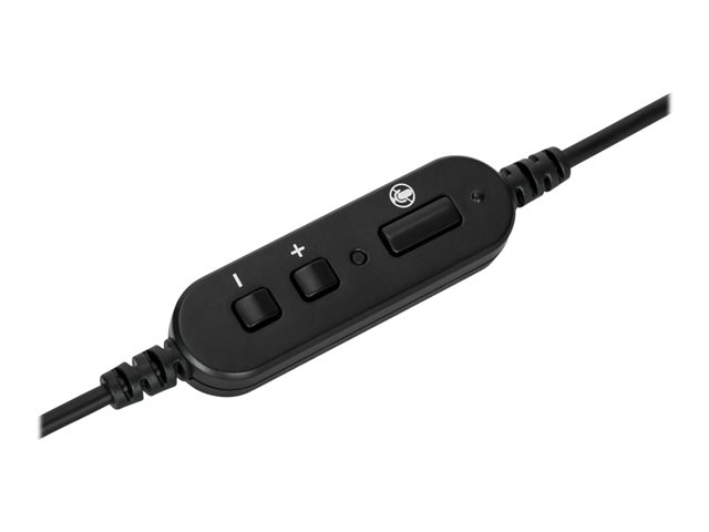 Targus AEH102GL - Headset - on-ear - convertible - wired - USB-A - noise isolating - black