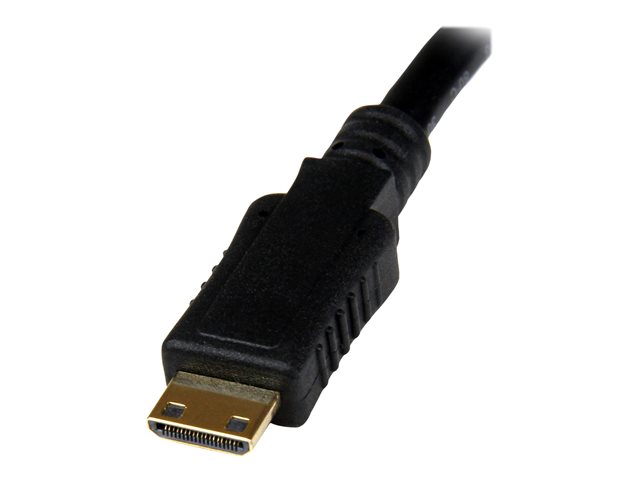 StarTech.com Mini HDMI® to VGA Adapter Converter for Digital Still Camera / Video Camera - 1920x1080 - Mini HDMI Male to VGA HD15 Female (MNHD2VGAE2) - Video converter - HDMI - VGA - black