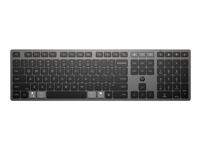 HP 720 Multi-Device Rchrgbl WL KBD EMEA