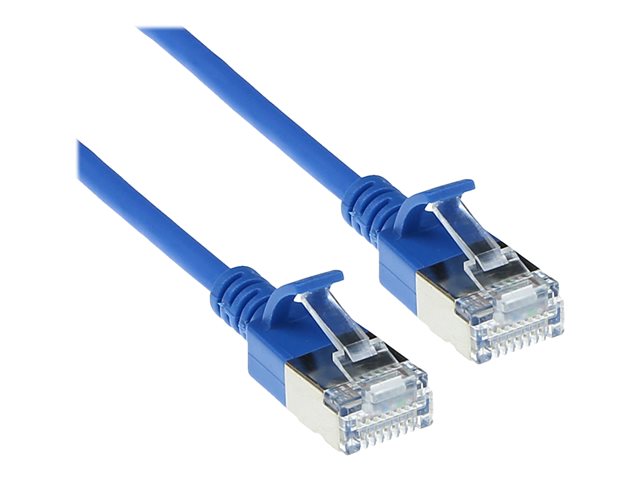CAT6A U/FTP SLIMLINE BU 5.00M. 1 stk