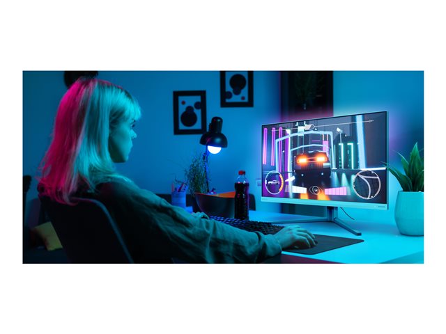 Philips Evnia 6000 27M2N6501L - OLED monitor - gaming - 27\" (26.5\" viewable) - 2560 x 1440 QHD @ 240 Hz - 400 cd/m² - 1500000:1 - HDR10 - 0.03 ms - 2xHDMI, DisplayPort - white