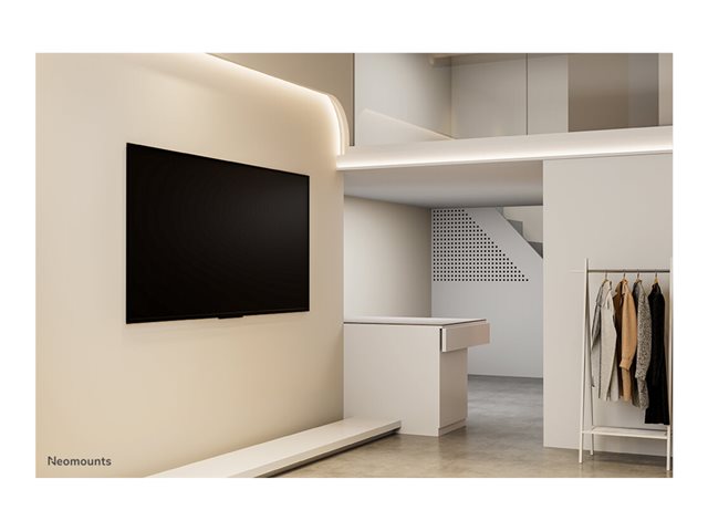 Neomounts WL30-265BL1 - Mounting kit (wall mount) - Ultra-Flat, fixed - for digital signage LCD panel / LCD display - steel - black - screen size: 43\"-85\"