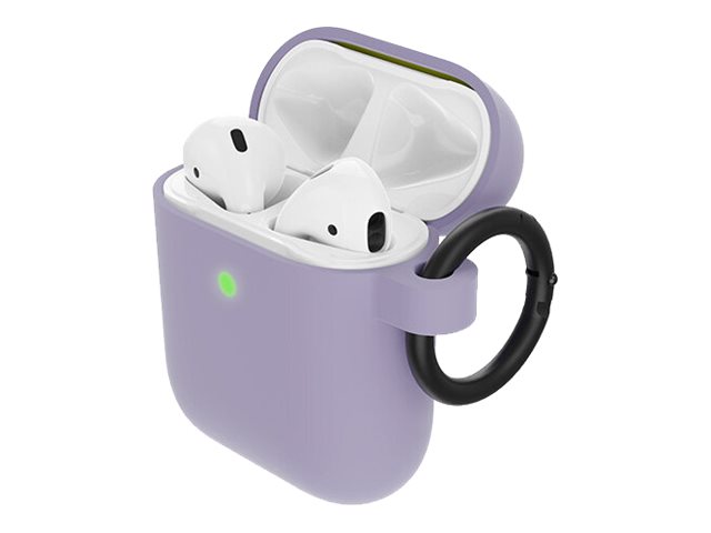 OtterBox - Case for wireless earbuds charging case - polycarbonate, synthetic rubber - elixir (light purple) - for Apple AirPods (1st generation, 2nd generation)