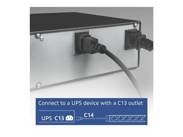 PDU C14 - TYPE F (8X) 10A FUSE. 1 stk