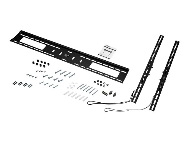 StarTech.com TV Wall Mount supports 60-100 inch VESA Displays (165lb/75kg), Heavy Duty Tilting Universal TV Wall Mount, Adjustable Mounting Bracket for Large Flat Screens, Low Profile - Slim TV Wall Mount (FPWTLTB1) - Bracket - for TV - plastic, steel - black - screen size: 60\"-100\" - wall-mountable