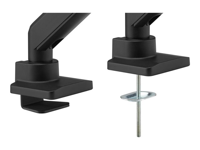 Neomounts DS70PLUS-450BL1 - Mounting kit (desk mounting arm) - full-motion - for curved LCD display - steel - black - screen size: 17\"-49\"