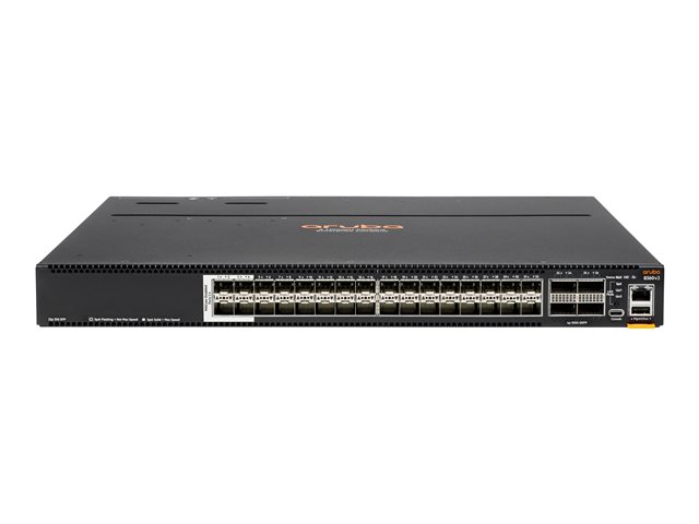 HPE Aruba CX 8360-32Y4C V2 - Switch - L3 - Managed - 28 x 1/10/25 Gigabit SFP / SFP+ / SFP28 + 4 x 10 Gigabit / 25 Gigabit SFP+ / SFP28 + 4 x 40/100 Gigabit QSFP+ / QSFP28 - back to front airflow - rack-mountable