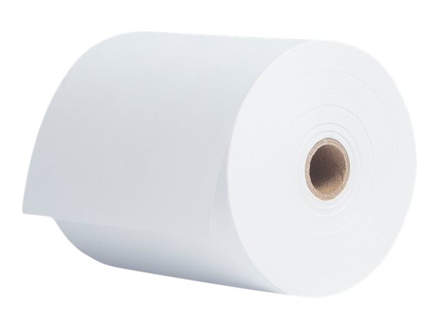 Verpakt per 8 stuks - prijs per stuk doorlopende papierrol: 76 mm direct thermisch wit 42m