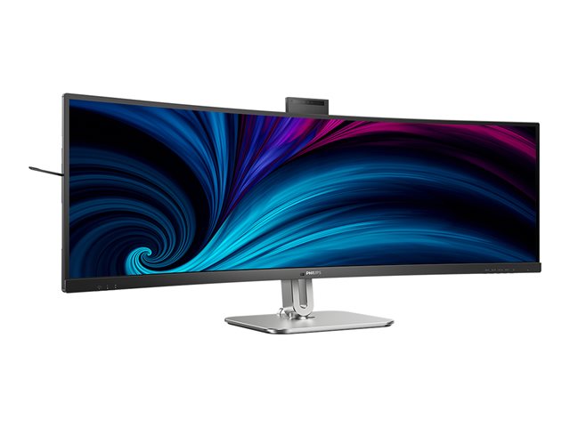 Philips 49B2U5900CH - 5000 Series - LED monitor - curved - USB - 49\" (48.8\" viewable) - 5120 x 1440 Dual Quad HD @ 75 Hz - VA - 400 cd/m² - 3000:1 - DisplayHDR 400 - 4 ms - 2xHDMI, DisplayPort, USB-C - speakers - black