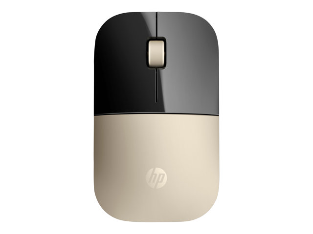 HP Z3700 - Mouse - blue LED - wireless - 2.4 GHz - USB wireless receiver - gold - for OMEN Obelisk by HP 875, HP 27, ENVY x360 Laptop, Laptop 15, Pavilion Gaming Laptop 15
