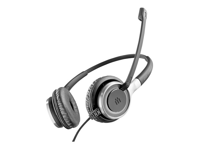 EPOS IMPACT SC 660 TC - Headset - on-ear - wired - Easy Disconnect - black with silver