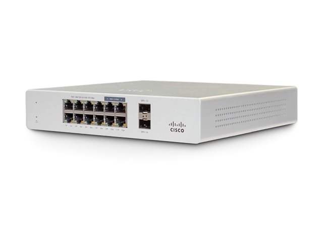 Cisco Meraki MS130-12X - Switch - Managed - 8 x 10/100/1000Base-T + 2 x 2.5GBase-T + 4 x 10Gb Ethernet SFP+ - desktop, wall-mountable - PoE+ (240 W)