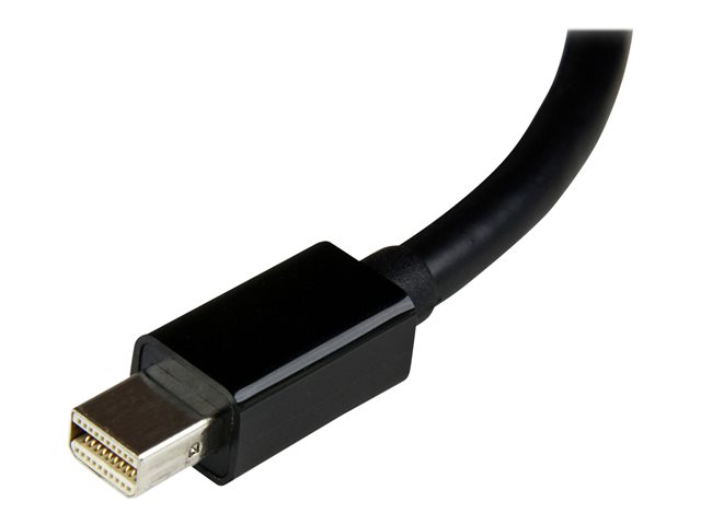 StarTech.com Mini DisplayPort to DVI Adapter - 1920x1200 - 1080p - Dongle - Monitor Adapter - Mini DisplayPort Adapter - Mini DP to DVI (MDP2DVI3) - DVI adapter - Mini DisplayPort (M) to DVI-I (F) - 17 cm - black
