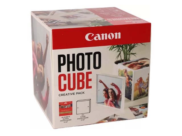 Canon PP-201 - Glossy - pink - 130 x 130 mm 40 sheet(s) photo paper - for MAXIFY GX3050, GX4050, GX5050, GX5550, GX6550, PIXMA G1530, G2570, G3570, G4570, G650