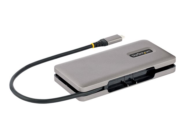StarTech.com 4-Port USB-C Hub, 1x USB-A and 3x USB-C Ports, USB 3.1 10Gbps, Bus Powered, USB Type C Hub with 9.8in (25cm) Wrap-Around Cable, Portable USB-C to USB-A Hub - USB Expansion Hub (HB31CM1A3CB) - Hub - 1 x USB 3.2 Gen 2 + 3 x USB-C 3.2 Gen 2