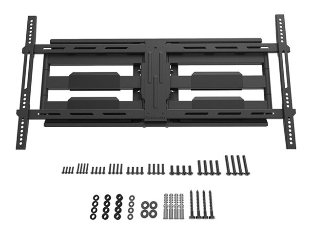 Neomounts WL40-550BL18 - Mounting kit (wall mount) - full-motion - for TV - black - screen size: 43\"-75\"