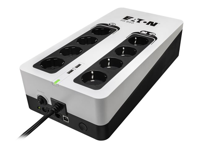 Eaton 3S 850 - UPS - AC 220-240 V - 510 Watt - 850 VA - 1-phase - USB - output connectors: 8