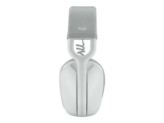Logitech Zone Vibe 100 - Headset - full size - Bluetooth - wireless - off-white
