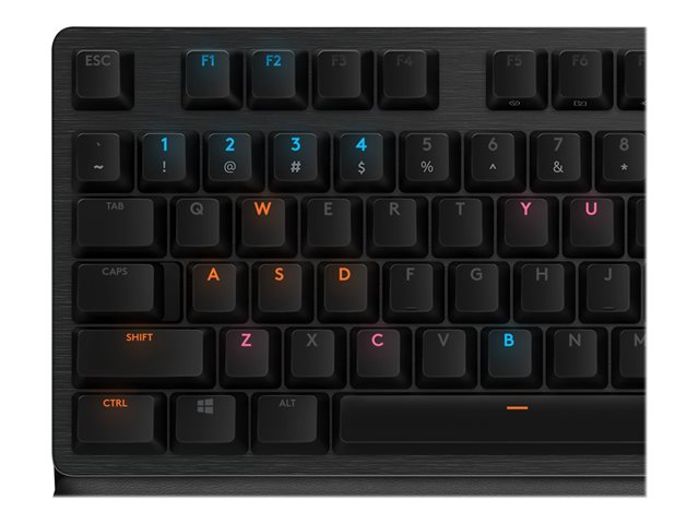 Logitech Gaming G513 - Keyboard - backlit - USB - US International - key switch: GX Brown Tactile - carbon