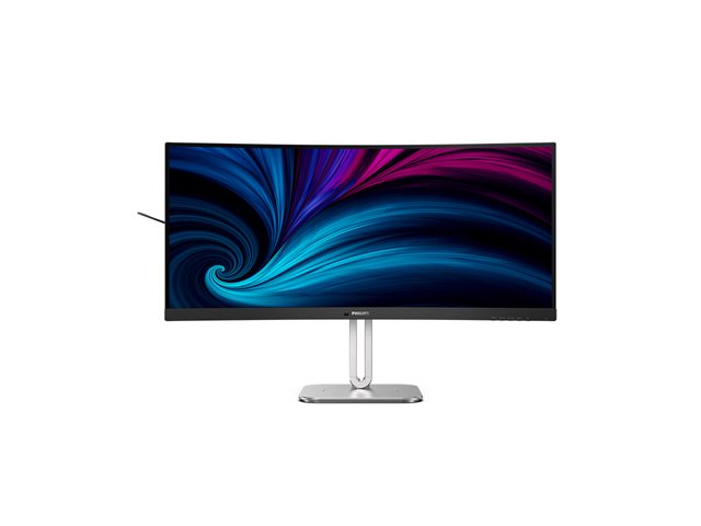 Philips 34B2U5600C - 5000 Series - LED monitor - curved - USB - 34\" - 3440 x 1440 WQHD @ 120 Hz - VA - 300 cd/m² - 4000:1 - 4 ms - 2xHDMI, DisplayPort, USB-C - speakers - charcoal