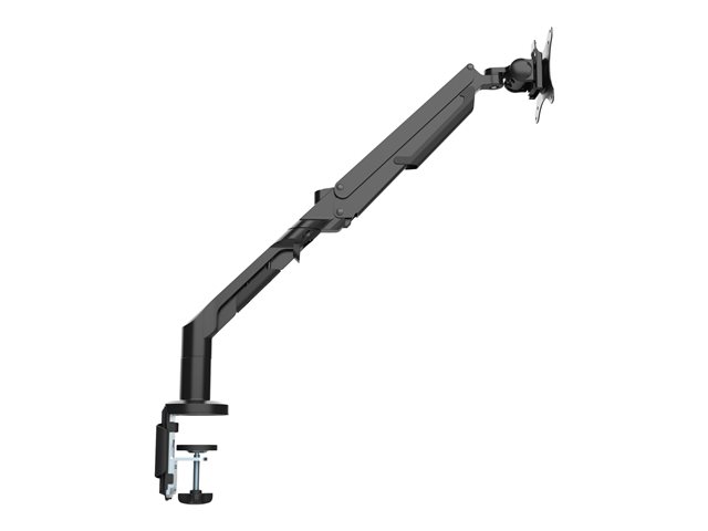 VISION Premium Monitor Desk Arm Mount - LIFETIME WARRANTY - fits display 10-34" with VESA sizes 75 x 75 or 100 x 100 - double-articulated - quick clamp or grommet - rotate to portrait - gas strut - maximum reach 622 mm / 24" - SWL 9 kg / 20 lb - matt