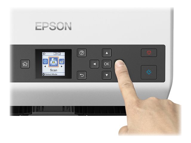 Epson WorkForce DS-870 - Document scanner - Contact Image Sensor (CIS) - Duplex - A4 - 600 dpi x 600 dpi - up to 65 ppm (mono) / up to 65 ppm (colour) - ADF (100 sheets) - up to 7000 scans per day - USB 3.0