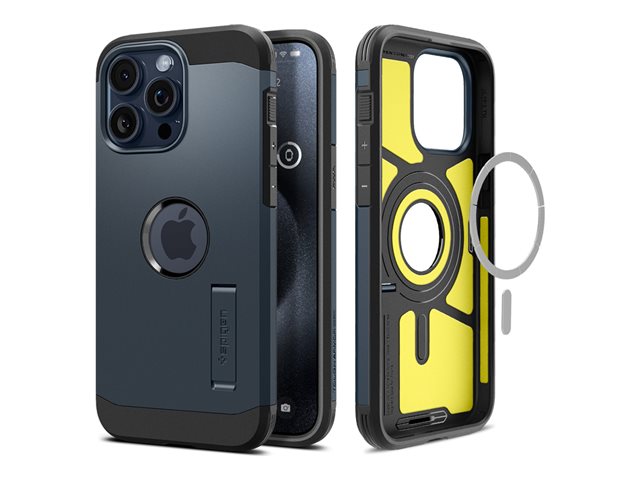 Spigen iPhone 15 Pro Max Tough Armor MagFit Metal Slate