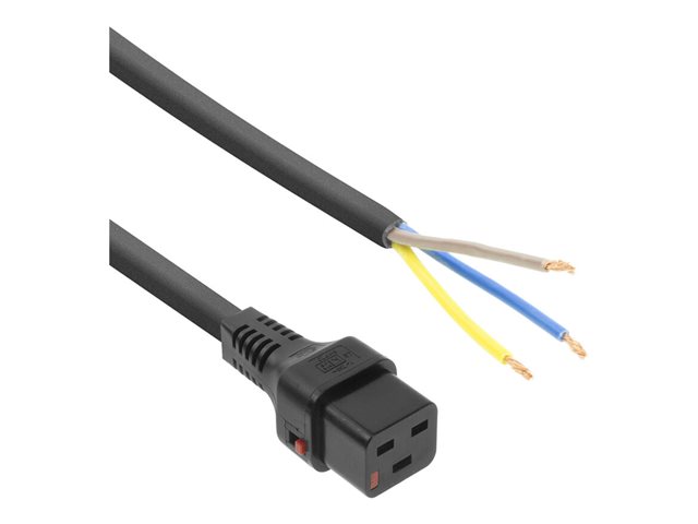 ACT Netsnoer C19 IEC Lock - open einde z