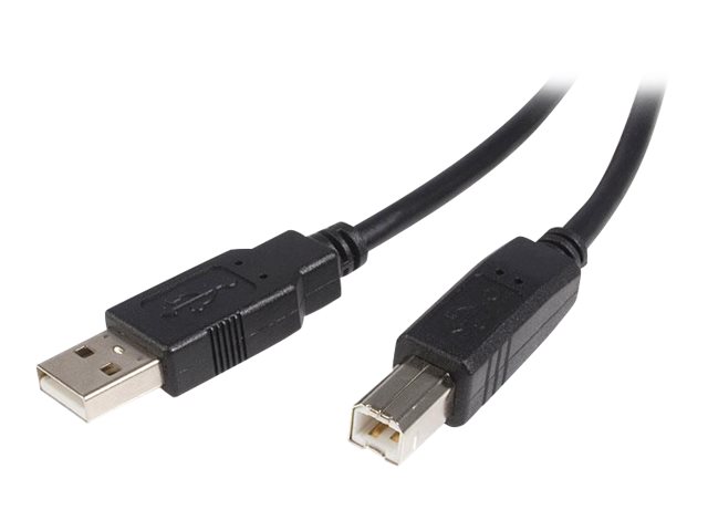 StarTech.com 2m USB 2.0 A to B Cable M/M - USB cable - USB (M) to USB Type B (M) - USB 2.0 - 2 m - black