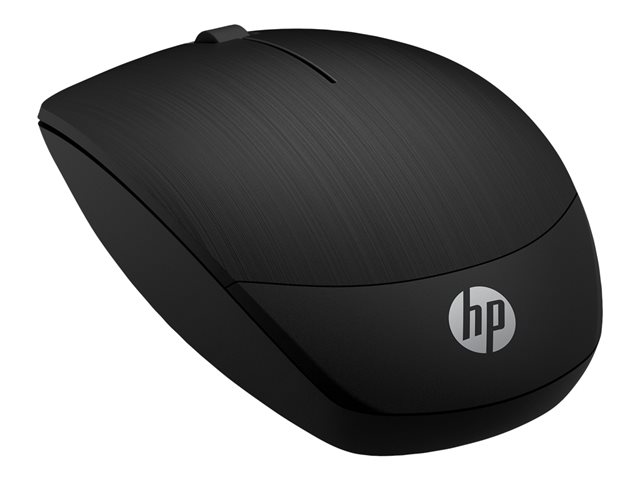 HP X200 - Mouse - optical - wireless - 2.4 GHz - USB wireless receiver - black