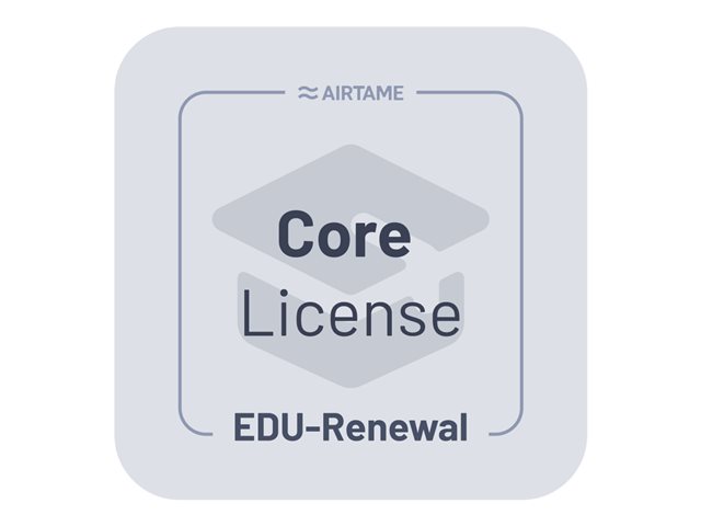 Airtame Core - Subscription licence renewal (1 year) - hosted - academic