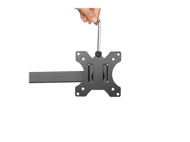 Neomounts FPMA-D550DD3 - Stand - full-motion - for 3 monitors - black - screen size: 13\"-27\" - desktop