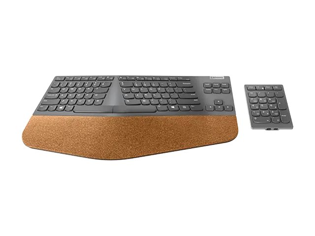 Lenovo Go Wireless Numeric Keypad - Keypad - wireless - 2.4 GHz - key switch: Scissor-Key - storm grey - retail