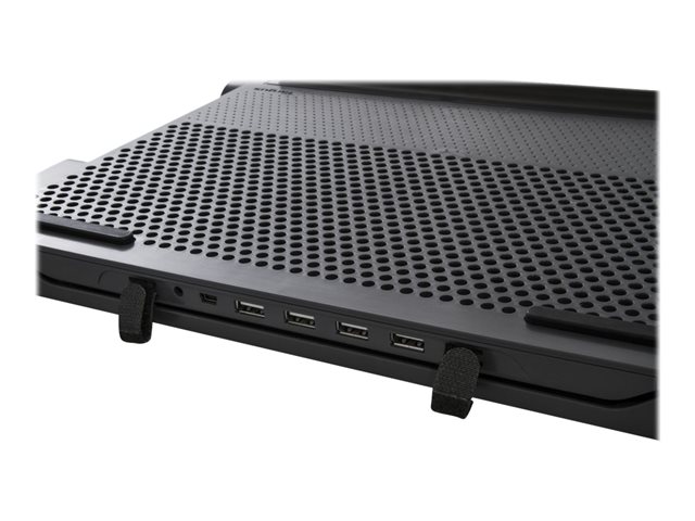 Targus Chill Mat - Notebook stand - with 4-port USB 2.0 hub - grey, black