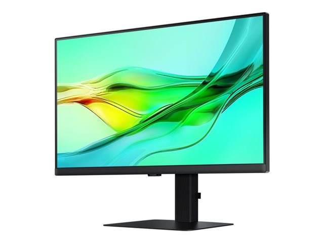 Samsung ViewFinity S6 S24D600UAU - S60UD Series - LED monitor - USB - 24\" - 2560 x 1440 QHD @ 100 Hz - IPS - 350 cd/m² - 1000:1 - HDR10 - 5 ms - HDMI, DisplayPort - black