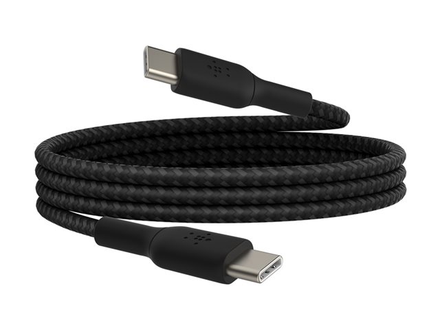 Belkin BoostCharge - USB cable - 24 pin USB-C (M) to 24 pin USB-C (M) - 1 m - black