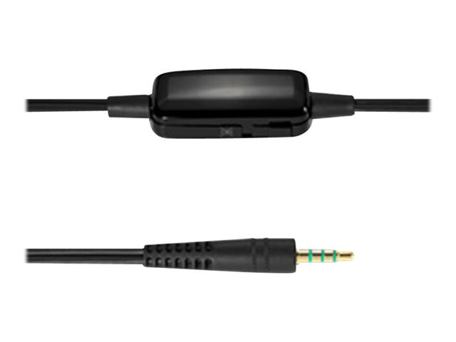 Kensington Hi-Fi Headphones with Mic - Headphones with mic - on-ear - wired - 3.5 mm jack