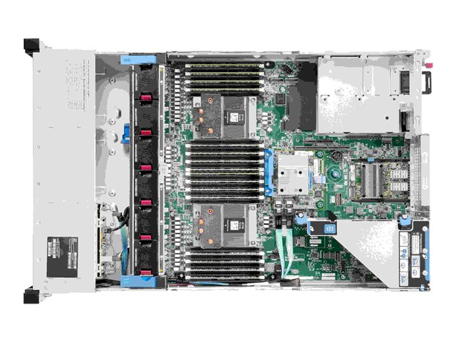 HPE ProLiant DL385 Gen10 Plus V2 - Server - rack-mountable 2U - 2-way - 1 x EPYC 7252 / up to 3.2 GHz - RAM 32 GB - SAS - hot-swap 2.5\" bay(s) - no HDD - 10 Gigabit Ethernet - monitor: none