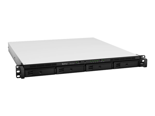 Synology RackStation RS1619xs+ - NAS server - 4 bays - rack-mountable - SATA 6Gb/s - RAID RAID 0, 1, 5, 6, 10, JBOD, RAID F1 - RAM 8 GB - Gigabit Ethernet - iSCSI support - 1U
