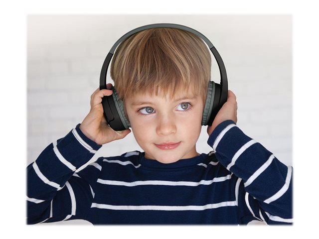 Belkin SoundForm Mini - Headphones with mic - on-ear - wired - 3.5 mm jack - black