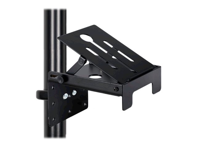 B-TECH - Mounting kit (shelf) - for video conference camera - black - on top of flat-panel