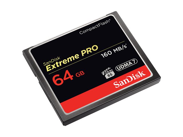 SanDisk Extreme Pro - Flash memory card - 64 GB - CompactFlash
