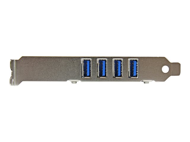 StarTech.com 4-Port PCI Express SuperSpeed USB 3.0 Controller Card with UASP - USB 3.0 Expansion Card with SATA Power (PEXUSB3S4V) - USB adapter - PCIe - USB 3.0 x 4 - for P/N: BNDTB10GI, BNDTB210GSFP, BNDTB410GSFP, BNDTB4M2E1, BNDTBUSB3142, HBS304A24A
