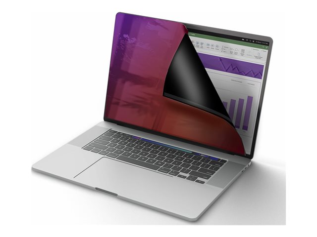 StarTech.com 16-inch MacBook Pro 21/23 Privacy Screen, Gold Filter w/Enhanced Privacy, Computer Security Shield, Double-Sided Screen Protector, +/- 30 Deg. - Notebook privacy filter (horizontal) - removable - adhesive - 16\" - gold, black