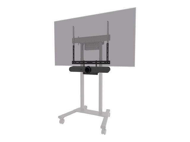 Neomounts AV60-500BL - Mounting kit (mount bracket, laptop shelf) - for video bar / laptop - universal - black - screen size: 43\"-110\" - VESA-mountable